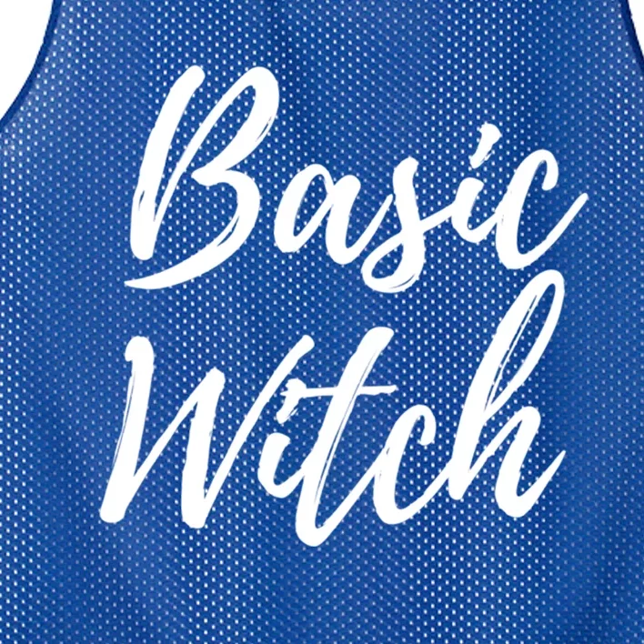 Basic Witch Gift Mesh Reversible Basketball Jersey Tank