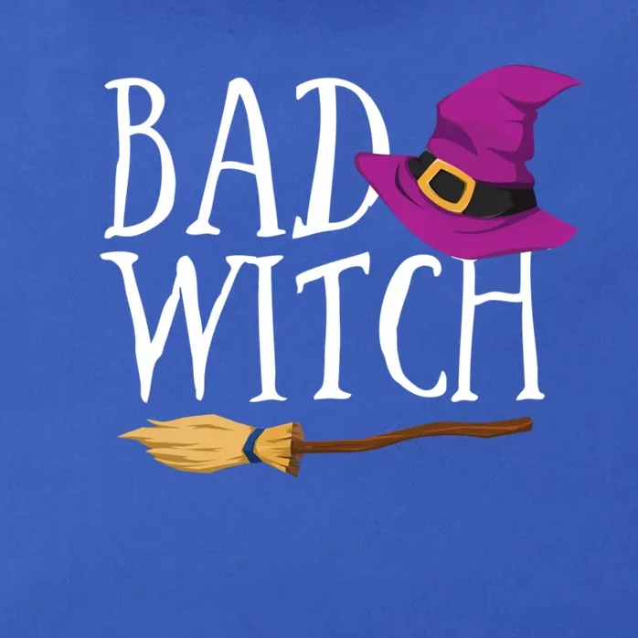 Bad Witch Good Witch Halloween Bestie Matching Bff Gift Zip Tote Bag