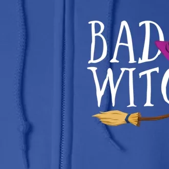 Bad Witch Good Witch Halloween Bestie Matching Bff Gift Full Zip Hoodie