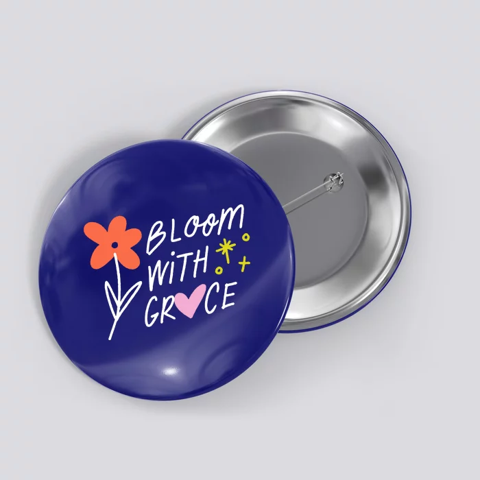 Bloom With Grace Summer Quote Button