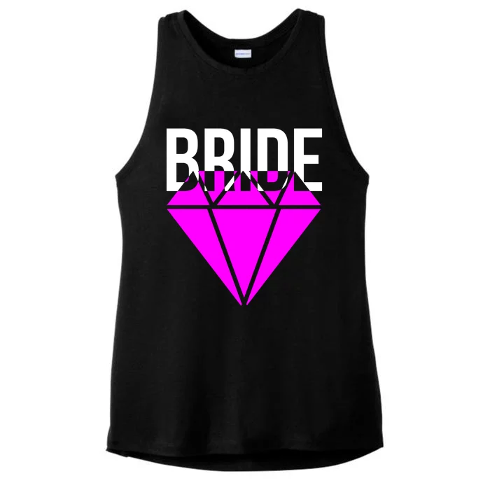 Bride Wedding Gift Ladies Tri-Blend Wicking Tank