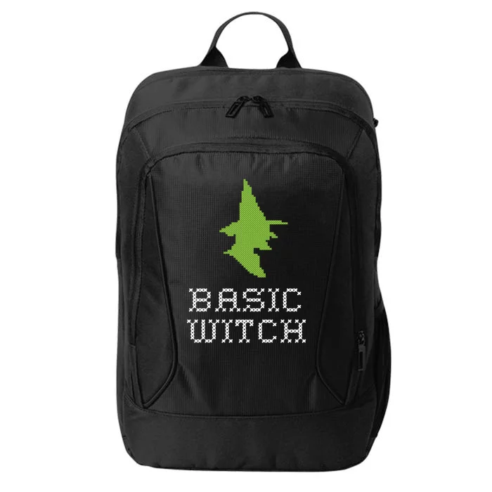 Basic Witch Halloween Original Funny Quote Saying Graphic Meaningful Gift City Backpack