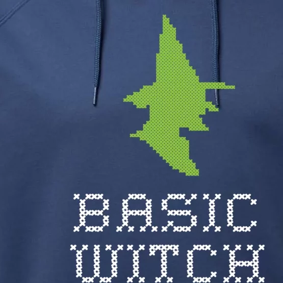 Basic Witch Halloween Original Funny Quote Saying Graphic Meaningful Gift Performance Fleece Hoodie