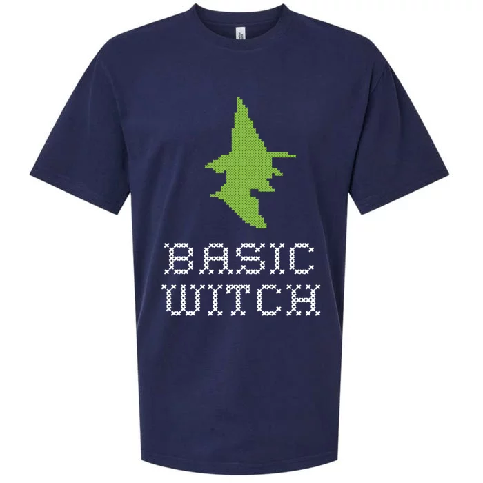 Basic Witch Halloween Original Funny Quote Saying Graphic Meaningful Gift Sueded Cloud Jersey T-Shirt