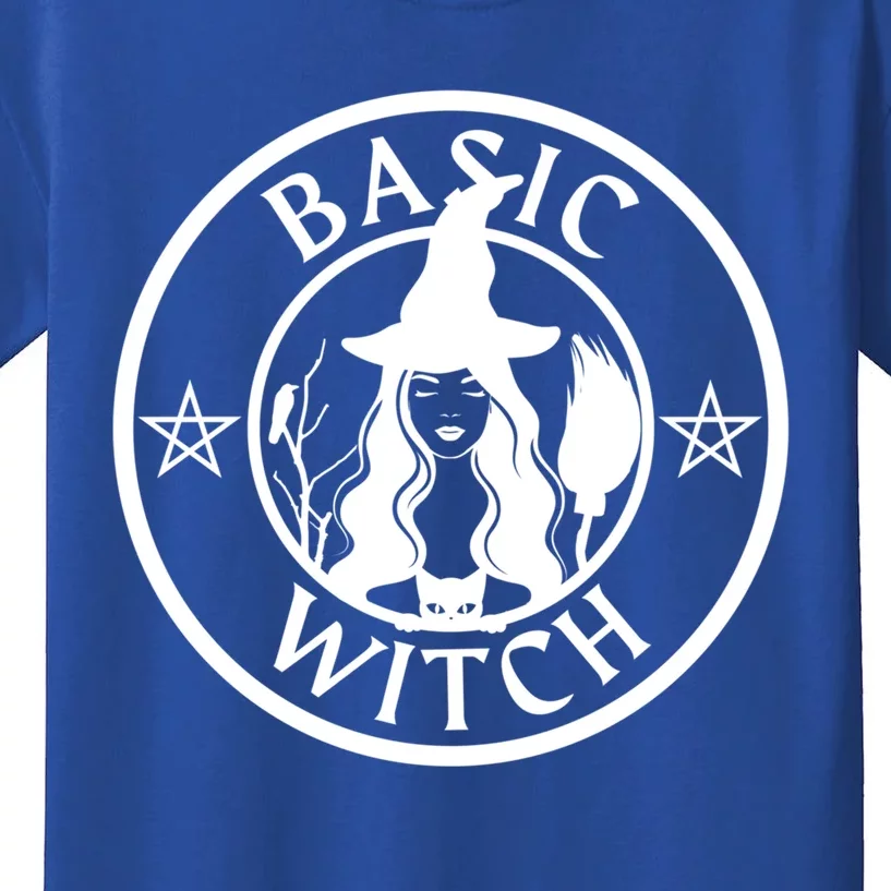 Basic Witch Halloween Witch Costume Fall Gift Kids T-Shirt