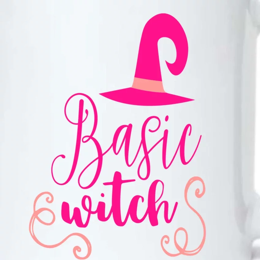 Basic Witch Hat Funny Halloween Teacher Wife Mom Pink Gift Black Color Changing Mug