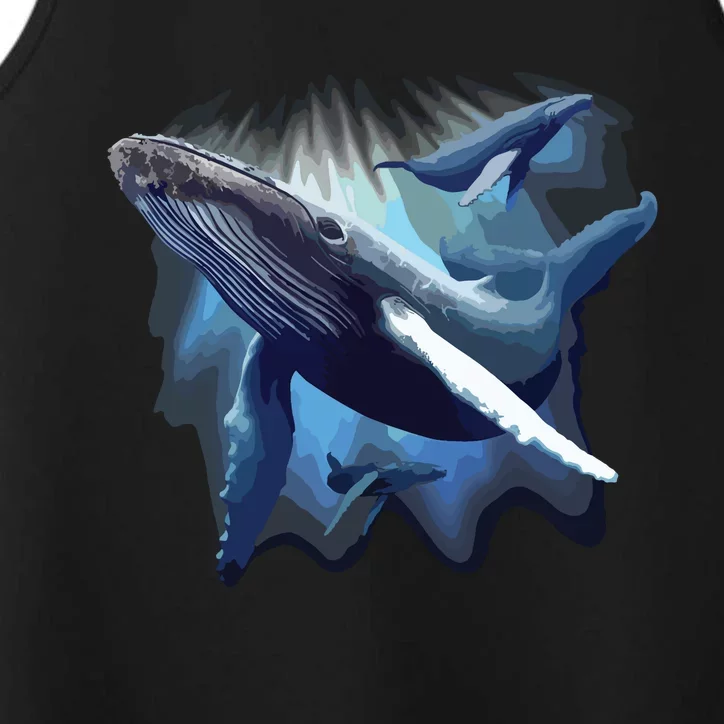 Blue Whale Humpback Marine Sea Animal Ocean Save Whales Performance Tank