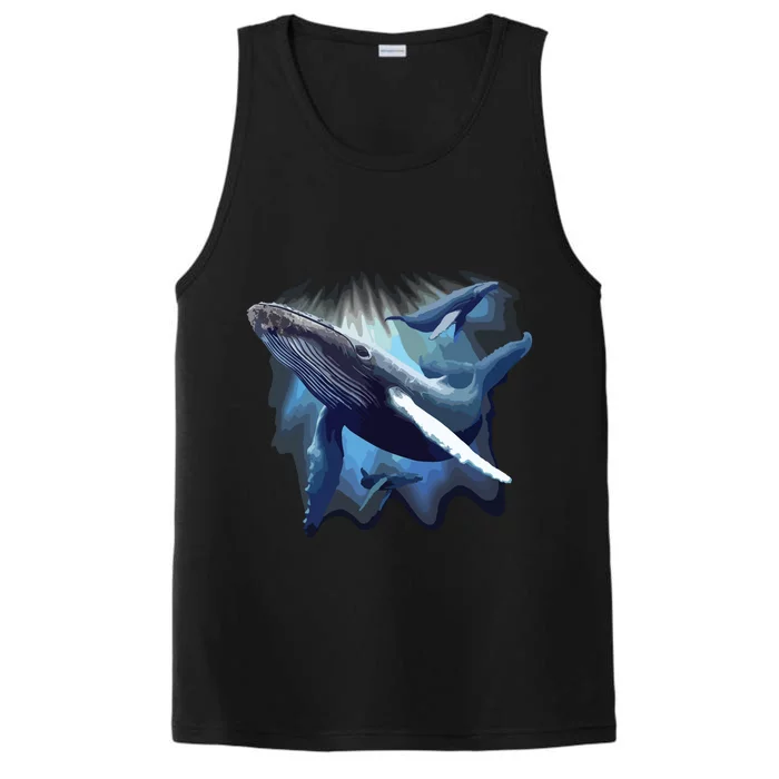 Blue Whale Humpback Marine Sea Animal Ocean Save Whales Performance Tank