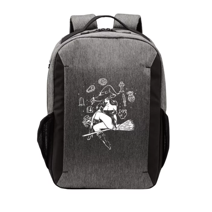 Basic Witch Horror Vector Backpack