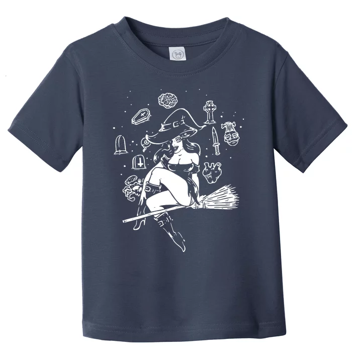 Basic Witch Horror Toddler T-Shirt