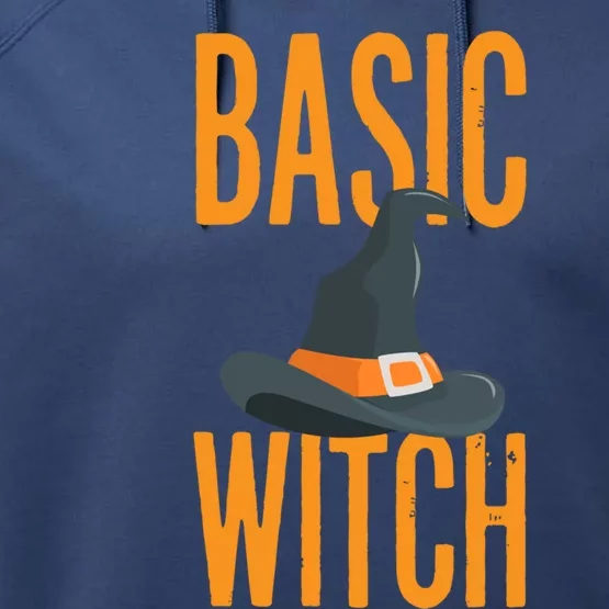 Basic Witch Halloween Gift Performance Fleece Hoodie