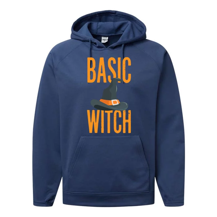 Basic Witch Halloween Gift Performance Fleece Hoodie