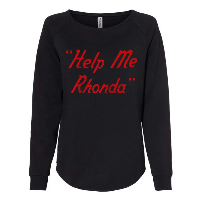 Brian Wilson – Help Me Rhonda Raglan Baseball Womens California Wash Sweatshirt