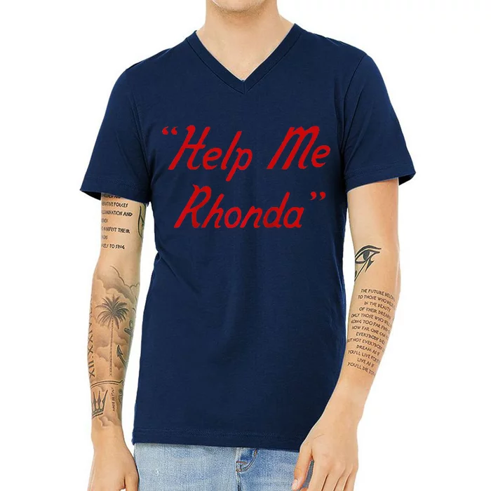 Brian Wilson – Help Me Rhonda Raglan Baseball V-Neck T-Shirt