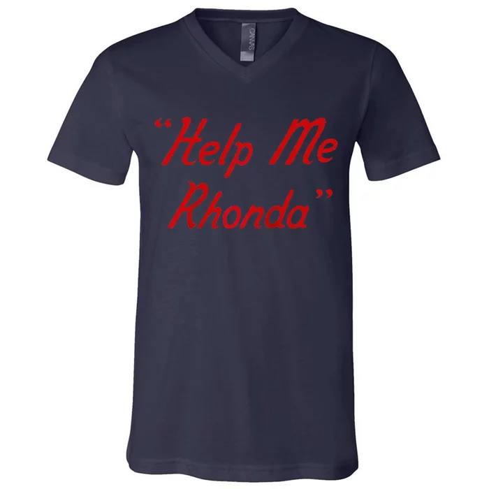 Brian Wilson – Help Me Rhonda Raglan Baseball V-Neck T-Shirt