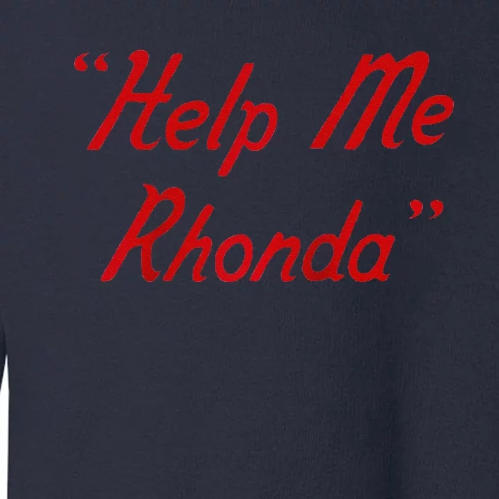 Brian Wilson – Help Me Rhonda Raglan Baseball Toddler Sweatshirt