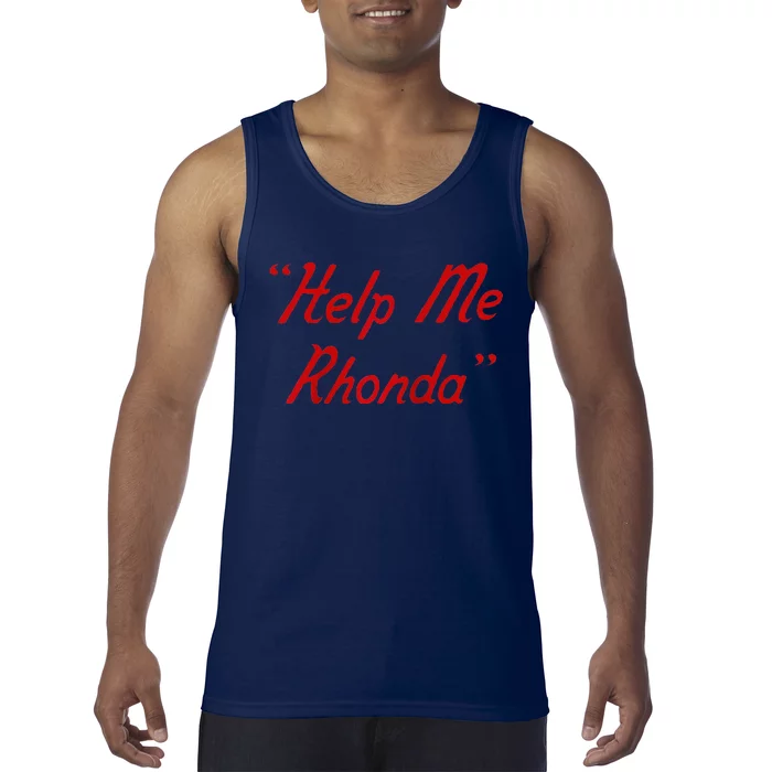 Brian Wilson – Help Me Rhonda Raglan Baseball Tank Top