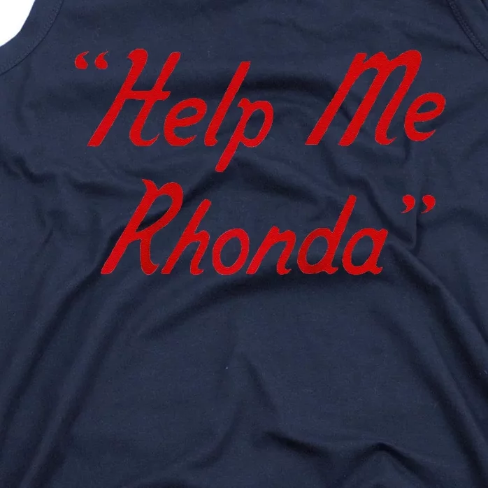 Brian Wilson – Help Me Rhonda Raglan Baseball Tank Top