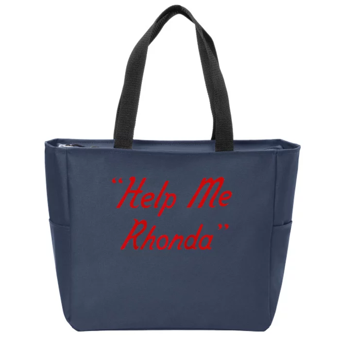 Brian Wilson – Help Me Rhonda Raglan Baseball Zip Tote Bag