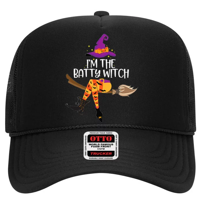 Batty Witch Halloween Group Costume Spooky Fun! High Crown Mesh Trucker Hat