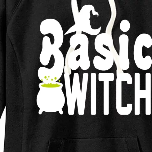 Basic Witch Halloween Funny Women's Fleece Hoodie