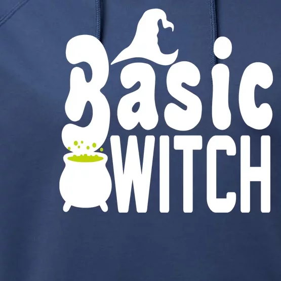 Basic Witch Halloween Funny Performance Fleece Hoodie