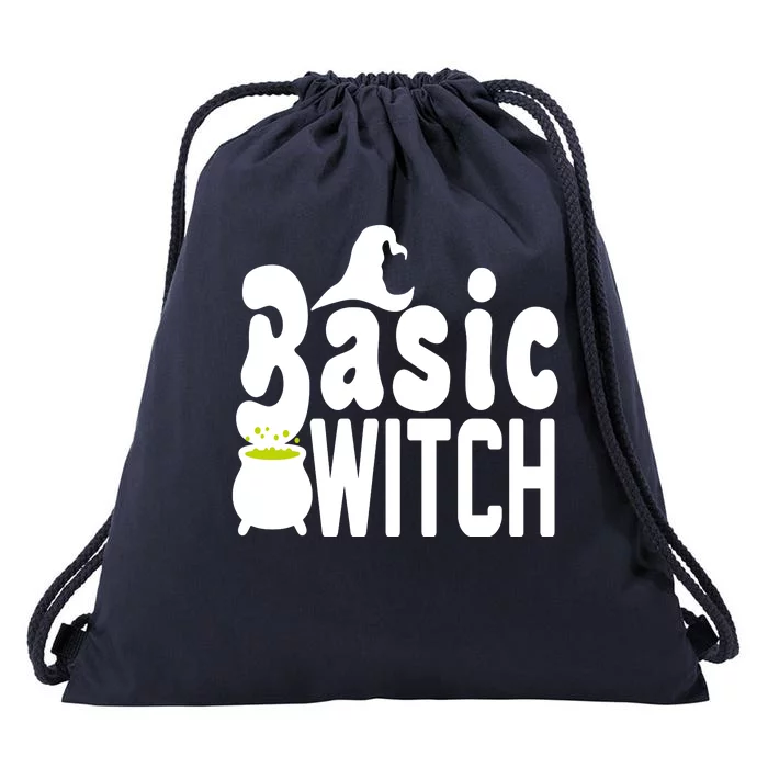 Basic Witch Halloween Funny Drawstring Bag