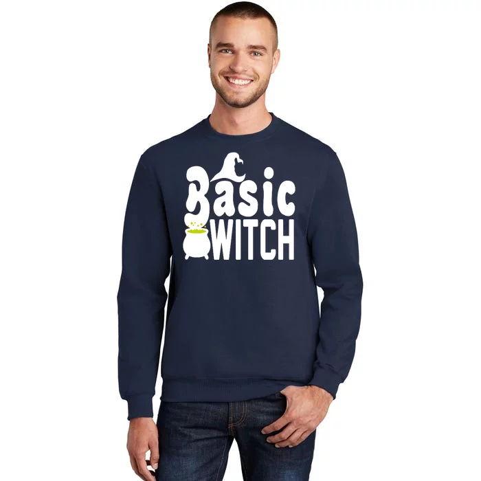 Basic Witch Halloween Funny Tall Sweatshirt