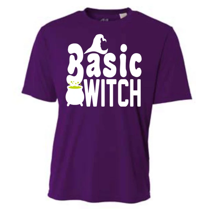 Basic Witch Halloween Funny Cooling Performance Crew T-Shirt