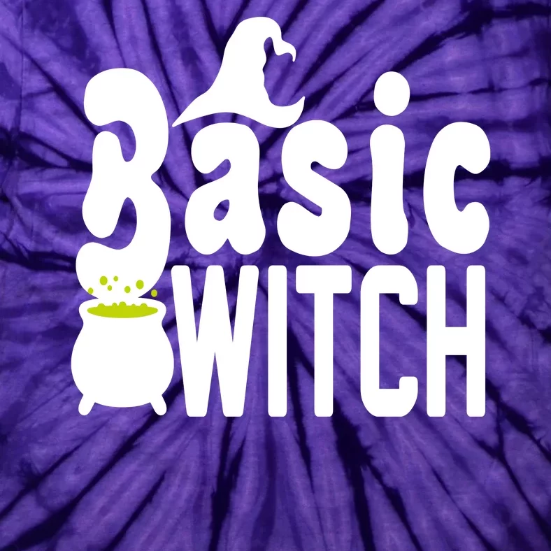 Basic Witch Halloween Funny Tie-Dye T-Shirt