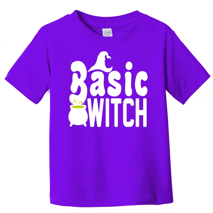 Basic Witch Halloween Funny Toddler T-Shirt