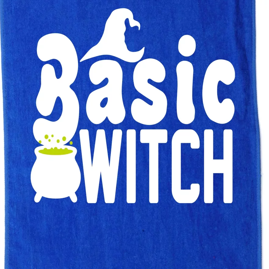 Basic Witch Halloween Funny Platinum Collection Golf Towel