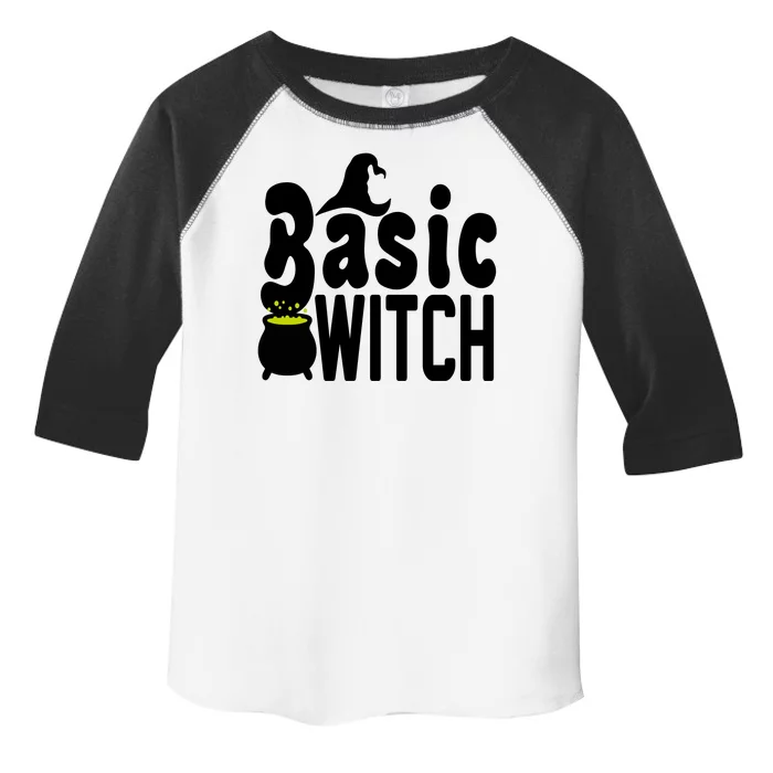 Basic Witch Halloween Funny Toddler Fine Jersey T-Shirt