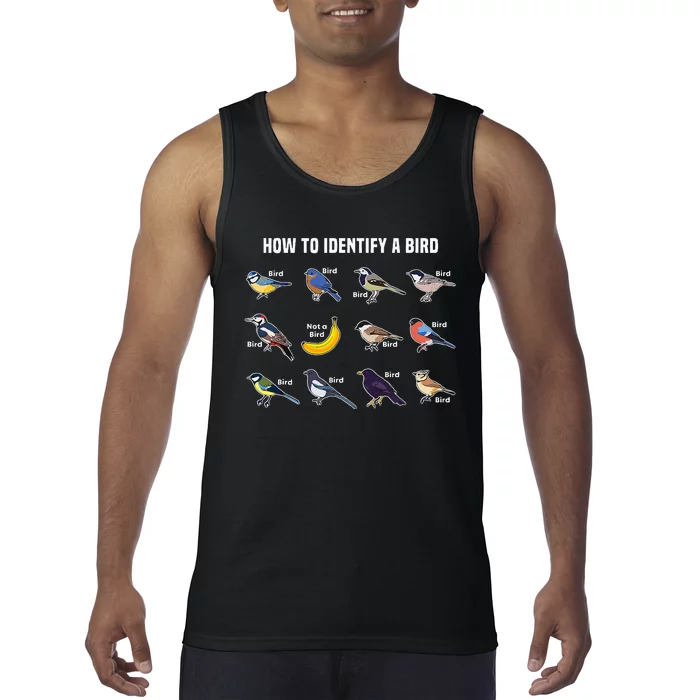 Bird Watcher How To Identify A Bird Unique Birder Tank Top