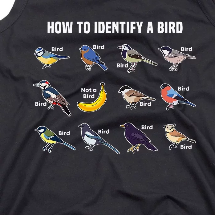 Bird Watcher How To Identify A Bird Unique Birder Tank Top