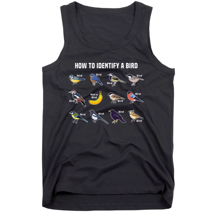 Bird Watcher How To Identify A Bird Unique Birder Tank Top