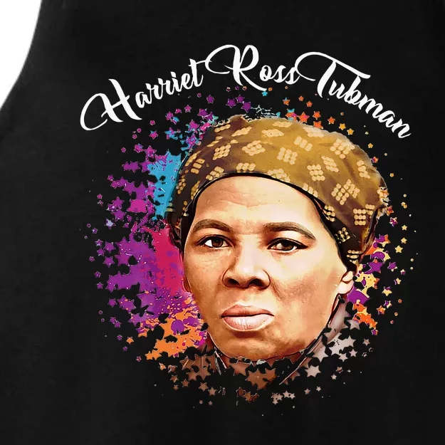 Black Women History Month Harriet Ross Tubman Ladies Tri-Blend Wicking Tank