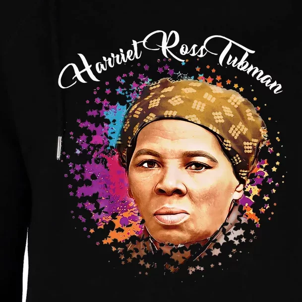 Black Women History Month Harriet Ross Tubman Womens Funnel Neck Pullover Hood