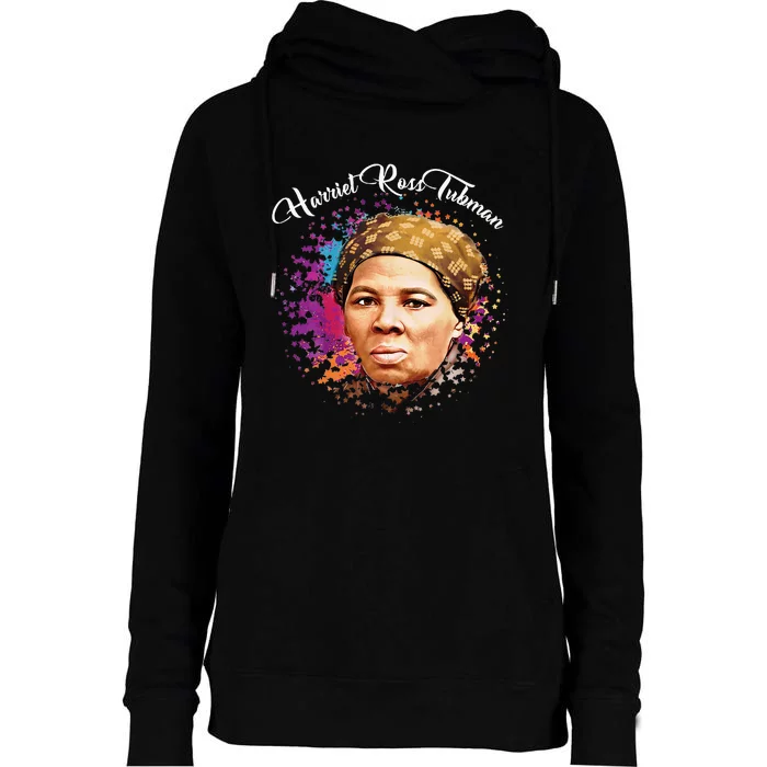 Black Women History Month Harriet Ross Tubman Womens Funnel Neck Pullover Hood