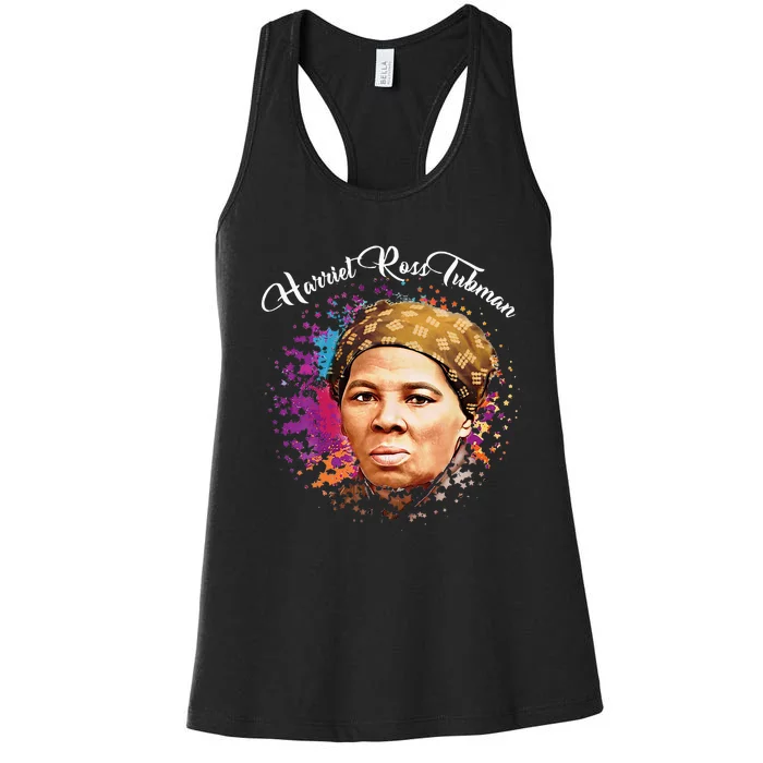 Black Women History Month Harriet Ross Tubman Women's Racerback Tank