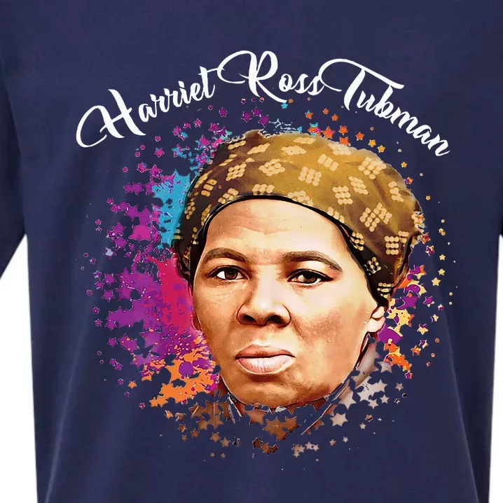 Black Women History Month Harriet Ross Tubman Sueded Cloud Jersey T-Shirt