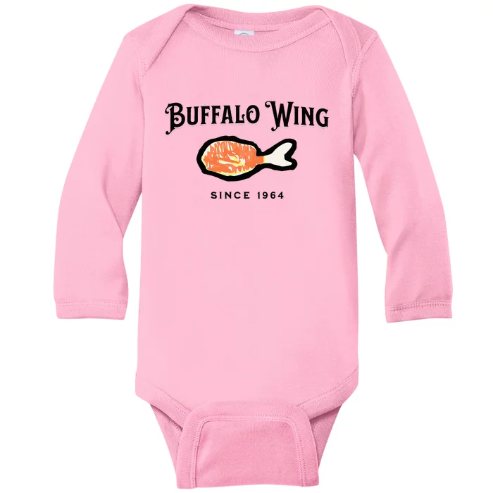 Buffalo Wing Hot And Spicy Baby Long Sleeve Bodysuit