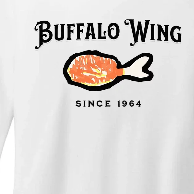 Buffalo Wing Hot And Spicy Womens CVC Long Sleeve Shirt