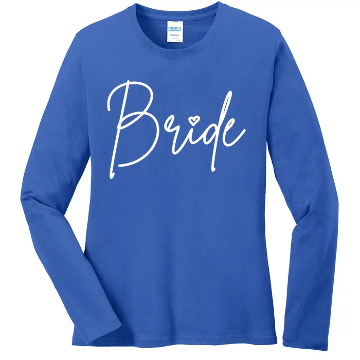 Bride Wedding Honeymoon Bachelorette Party Fiance Funny Gift Ladies Long Sleeve Shirt