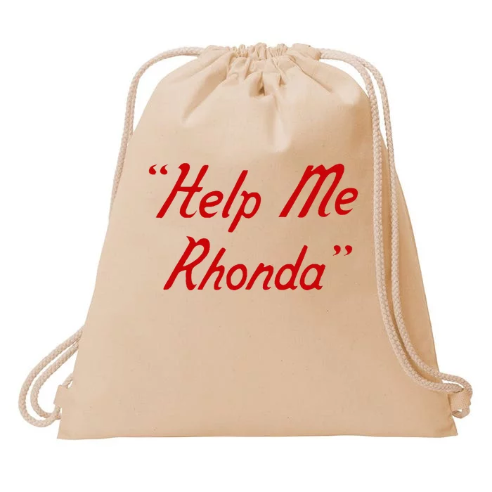 Brian Wilson Help Me Rhonda Drawstring Bag