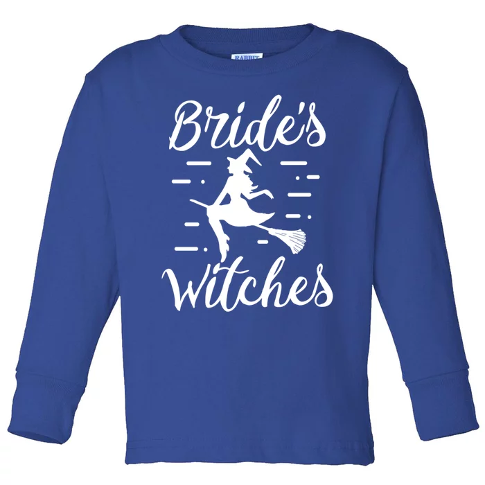 Bride's Witches Halloween Bachelorette Party Witch Wedding Gift Toddler Long Sleeve Shirt