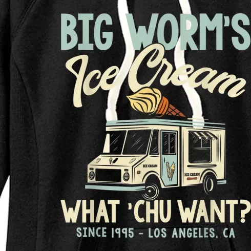 Big Worm’s Ice Cream What Chu Want Women's Fleece Hoodie