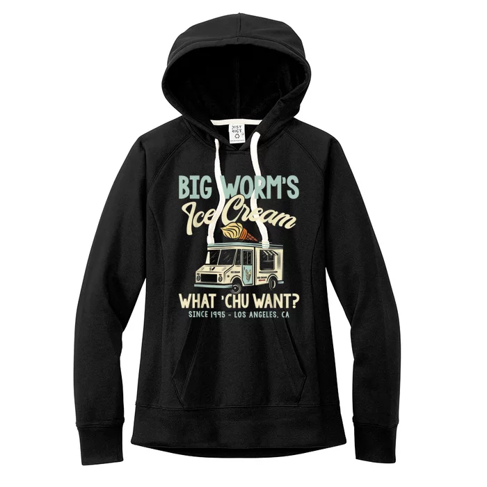 Big Worm’s Ice Cream What Chu Want Women's Fleece Hoodie