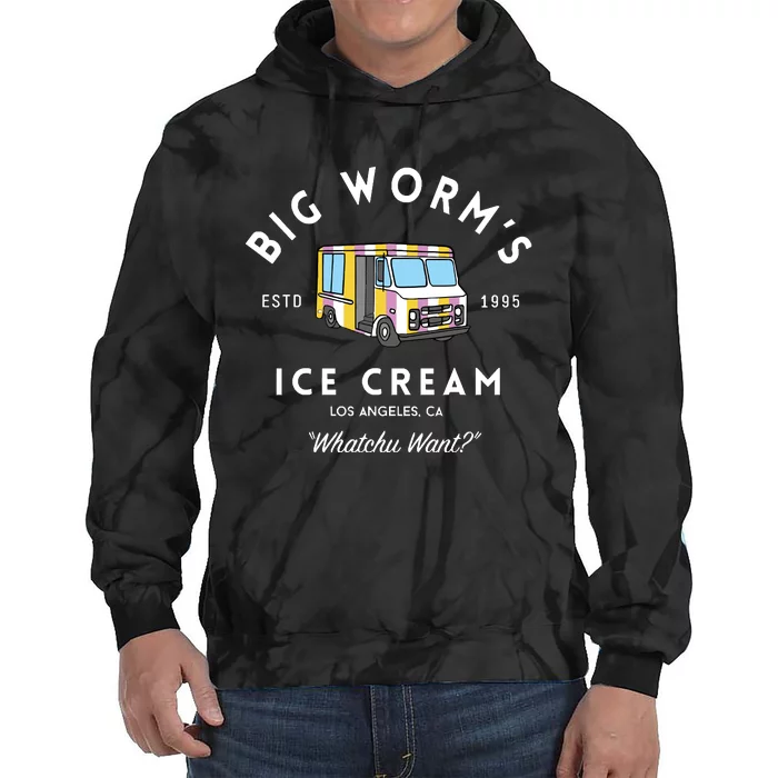 Big Worm&39;S Ice Cream &Quot;Whatchu Want&Quot; Los Angeles Ca Tie Dye Hoodie