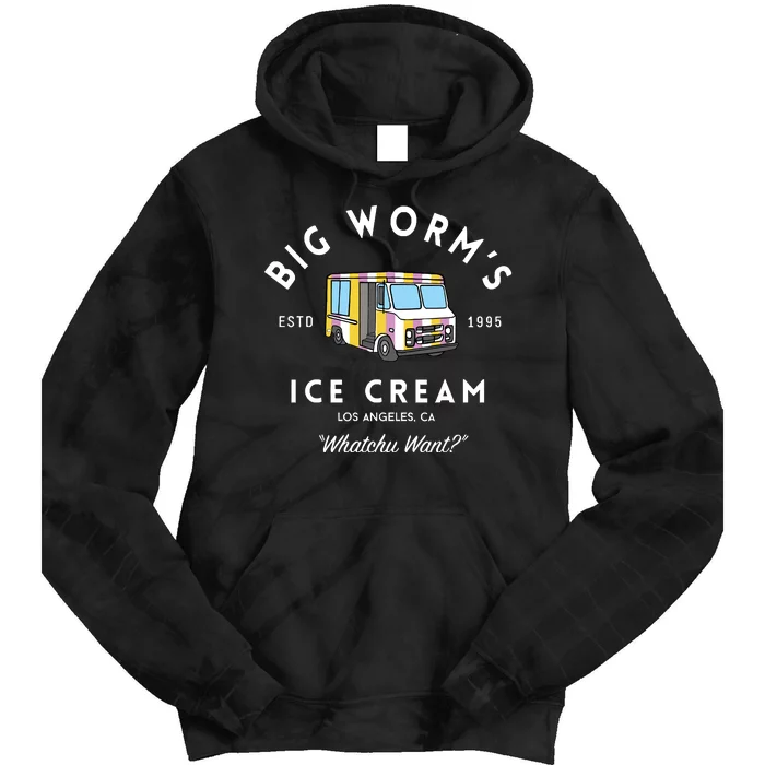 Big Worm&39;S Ice Cream &Quot;Whatchu Want&Quot; Los Angeles Ca Tie Dye Hoodie